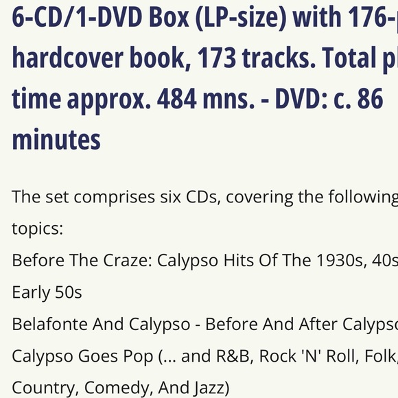 #0675** Calypso Craze Box Set with Book and CDs - Picture 15 of 16